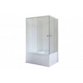Душевой угол Royal Bath 8100BP-T L 100x80 (прозрачное стекло)_