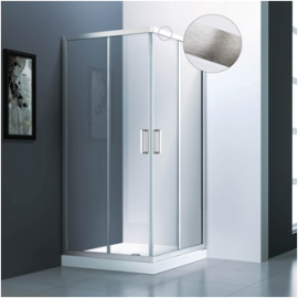Душевой уголок Veconi Rovigo 120x80x195 стекло прозрачное профиль хром RV84-12080-01-C5_