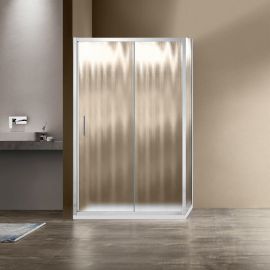 Душевой уголок Vincea Garda VSR-1G1012CH, 1200*1000, хром, стекло шиншилла, Размер: 120х100, Профиль: Хром, Стекло: Шиншилла_