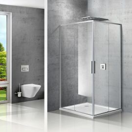 Душевой уголок Vincea Slim VSS-2SL8010CL-L, 1000*800, хром, стекло прозрачное, левый_