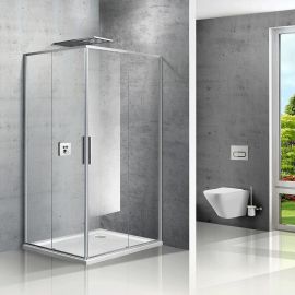 Душевой уголок Vincea Slim VSS-2SL8010CL-R, 1000*800, хром, стекло прозрачное, правый_