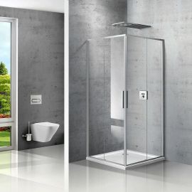 Душевой уголок Vincea Slim VSS-2SL900CL, 900*900, хром, стекло прозрачное_