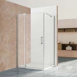 Душевой уголок Vincea Extra VSR-1E809090CL 800/900*900, хром, стекло прозрачное, Размер: 80х90, Профиль: Хром, Стекло: Прозрачное_