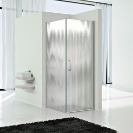 Душевой уголок Vincea Orta VSR-1O9090CH-L, 900*900, хром, стекло шиншилла, левый_