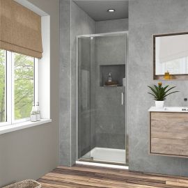 Душевая дверь Vincea Intra VDP-1I9010CL, профиль хром, стекло прозрачное_