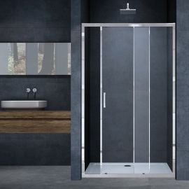 Душевая дверь Vincea Alpha VDS-3AL150CL, профиль хром, стекло прозрачное_