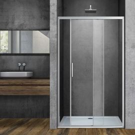 Душевая дверь Vincea Soft VDS-3SO140CL, профиль хром, стекло прозрачное_