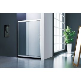 Душевая дверь Veconi Vianno 110x185 стекло прозрачное профиль хром VN46HS-110-01-C5_