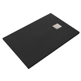 Поддон для душа из искусственного камня Vincea VST-2SR8012B, 1200*800*35, черный матовый_
