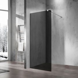 Душевая перегородка Vincea Walk-In VSW-1H100CG, 100х200, профиль хром, стекло тонированное_
