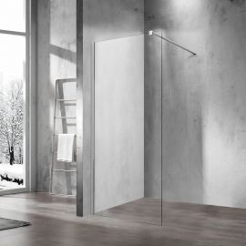 Душевая перегородка Vincea Walk-In VSW-1H100CL, 100х200, профиль хром, стекло прозрачное_