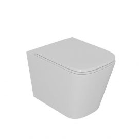 Унитаз подвесной D&K Quadro безободковый DT1516016_