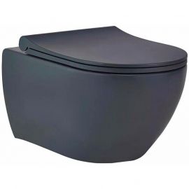 Унитаз подвесной beWash Bogen 88303680, антрацит_