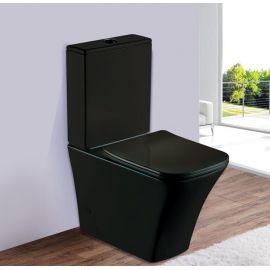 Унитаз-компакт безободковый Esbano CRISAN Matt Black_