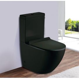 Унитаз-компакт безободковый Esbano RIPOLL-С Matt Black_