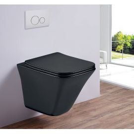 Унитаз подвесной безободковый Esbano LUCHENA-C Matt Black_