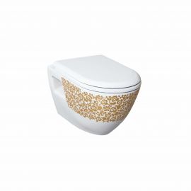 Унитаз подвесной Creavit Dekor TP325-11CB00E-CA00_