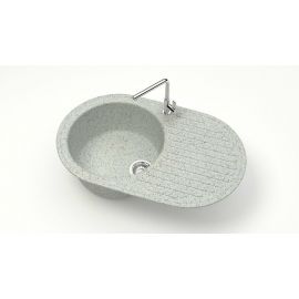 Мойка мраморная Marrbaxx T011Q010 светло-серая_