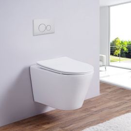 Унитаз подвесной безободковый Esbano CLAVEL White_