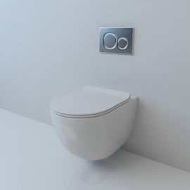 Унитаз подвесной безободковый Esbano GARDENA White_