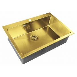 Кухонная мойка ZORG Inox PVD SZR-7551 BRONZE_