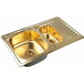 Кухонная мойка ZORG Inox PVD SZR-78-2-50 BRONZE_