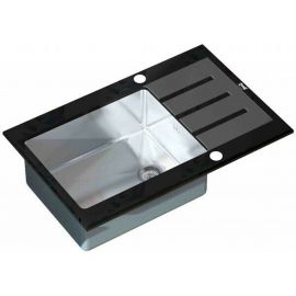 Кухонная мойка ZORG Inox Glass GL-7851-BLACK_
