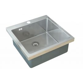 Кухонная мойка Zorg Inox X 51х51х20 HR-5151HR_