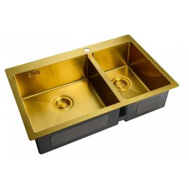 Кухонная мойка Zorg ZL R 780-2-510-L BRONZE_