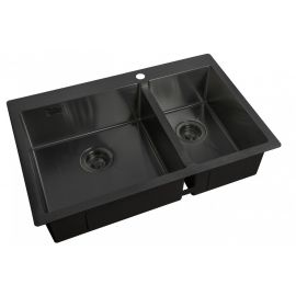 Кухонная мойка Zorg ZL R 780-2-510-L GRAFIT_