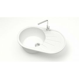 Мойка мраморная Marrbaxx T110Q001 белый лёд_