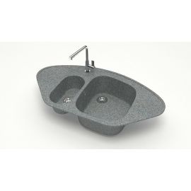 Мойка мраморная Marrbaxx T023Q008 темно-серая_