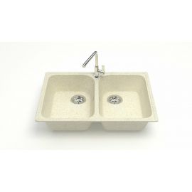 Мойка мраморная Marrbaxx T260Q002 бежевая_