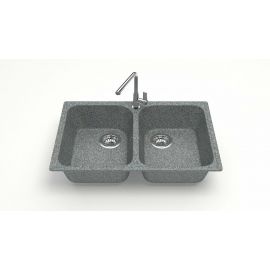 Мойка мраморная Marrbaxx T260Q008 темно-серая_