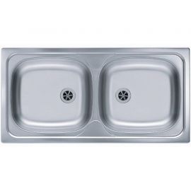 Мойка Alveus BASIC 70 NAT-90 860X435 в комплекте с сифоном_