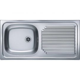 Мойка Alveus BASIC 60 LEI-60 860X435 в комплекте с сифоном_