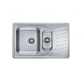 Мойка Alveus ELEGANT 110 SAT-90 810X510 1+1/2 в комплекте с сифоном_
