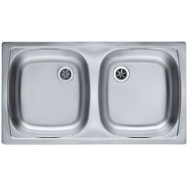 Мойка Alveus BASIC 160 LEI-90 780X435 в комплекте с сифоном_
