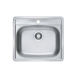 Мойка Alveus MORE 10 LEI-90 560X500 в комплекте с сифоном_