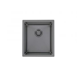 Мойка Alveus QUADRIX MONARCH 20 ANTHRACITE 390X450X200 в комплекте с выпуском без сифона_