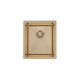 Мойка Alveus QUADRIX MONARCH 20 BRONZE 390X450X200 в комплекте с выпуском без сифона_