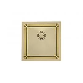 Мойка Alveus QUADRIX MONARCH 30 GOLD 450X450X200 в комплекте с выпуском без сифона_