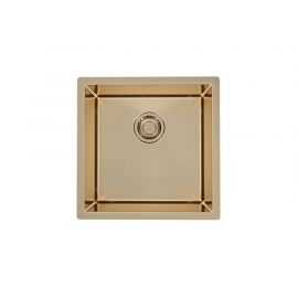 Мойка Alveus QUADRIX MONARCH 30 BRONZE 450X450X200 в комплекте с выпуском без сифона_