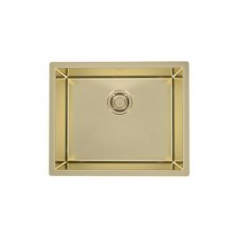 Мойка Alveus QUADRIX MONARCH 50 GOLD 550X450X200 в комплекте с выпуском без сифона_