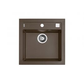 Мойка Alveus FORMIC 20 GRANITAL+ CHOCOLATE-G03M 520x510x200, с сифоном_