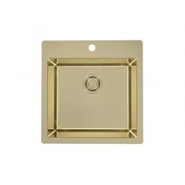 Мойка Alveus PURE MONARCH 30 GOLD-90 FS 515X525 в комплекте с выпуском без сифона_