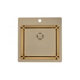 Мойка Alveus PURE MONARCH 30 BRONZE-90 FS 515X525 в комплекте с выпуском без сифона_