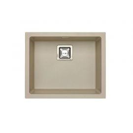 Мойка Alveus GRANITAL+ QUADRIX 50 PEBBLE-G02M 560X460X200 с сифоном_