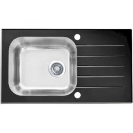 Мойка Alveus VITRO 20 RAL9005-90 (черная)780X430 с сифоном_