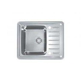 Мойка Alveus GALEO 10 SAT 90 FI 615X500 в комплекте с сифоном_